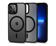 Tech-Protect MagMat MagSafe Apple iPhone 12 Pro Max – matte dėklas telefonui juodos spalvos