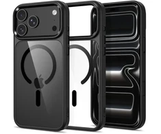 Dėklas Tech-Protect Magmat Magsafe CC do iPhone 17 Pro / 18 Pro juodas/clear