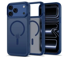 Dėklas TECH-PROTECT MAGMAT MagSafe CC iPhone 17 Pro / 18 Pro MATINIS TAMSIAI MĖLYNAS