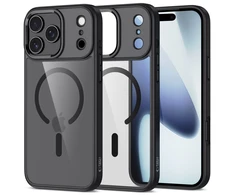 Tech-Protect MagMat MagSafe dėklas skirtas Apple iPhone 17 Pro Max – skaidrus juodos spalvos