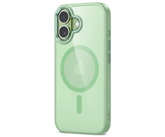 „Tech-Protect MagMat MagSafe“ dėklas, skirtas „iPhone 17“ – permatomas Žalias