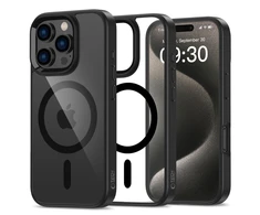 Apple iPhone 16 Pro Max Tech-Protect Magmat MagSafe Clear dėklas telefonui juodos spalvos