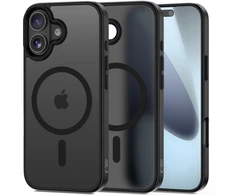 „Tech-Protect MagMat MagSafe“ dėklas, skirtas „iPhone 17“ – matinis juodas