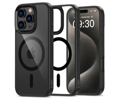 Apple iPhone 16 Pro Tech-Protect Magmat MagSafe Clear dėklas telefonui juodos spalvos