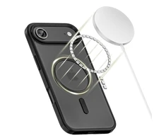 „Tech-Protect MagMat MagSafe“ dėklas, skirtas „iPhone 17 Air“ – matinis juodas