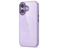 „Tech-Protect MagMat MagSafe“ dėklas, skirtas iPhone 17 - permatomas violetinis