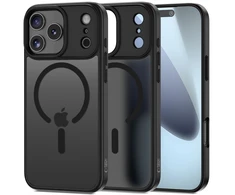 Tech-Protect MagMat MagSafe dėklas skirtas Apple iPhone 17 Pro Max – matinis juodos spalvos