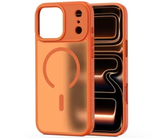 „Tech-Protect MagMat MagSafe“ dėklas, skirtas „iPhone 17 Pro Max“ – oranžinis