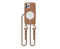 Tech-Protect MAGNECKLACE MagSafe Apple iPhone 12 / 12 Pro dėklas telefonui rudos spalvos