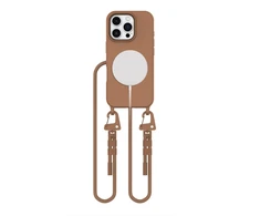 Tech-Protect MAGNECKLACE MagSafe Apple iPhone 16 Pro dėklas telefonui rudos spalvos