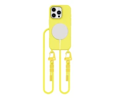 Tech-Protect MagNecklace MagSafe with Lanyard Apple iPhone 16 Pro Max – dėklas telefonui geltonos spalvos