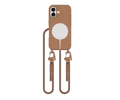 Tech-Protect MagNecklace MagSafe with Lanyard Apple iPhone 16 – dėklas telefonui rudos spalvos