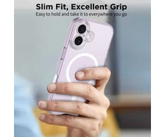 „Tech-Protect Magpeak Magsafe CC“ dėklas, skirtas „iPhone 17“ – skaidrus