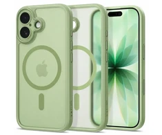 Dėklas TECH-PROTECT MAGPEAK MAGSAFE CC IPHONE 17 MATTE SAGE