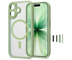 Dėklas TECH-PROTECT MAGPEAK MAGSAFE CC IPHONE 17 MATTE SAGE