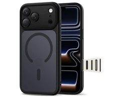 „Tech-Protect Magpeak Magsafe CC“ dėklas, skirtas „iPhone 17 Pro Max“ – matinis juodas