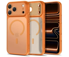Dėklas Tech-Protect MagPrime MagSafe CC case for iPhone 18 Pro / 17 Pro - matte oranžinis
