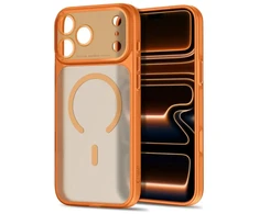 Dėklas Tech-Protect MagPrime MagSafe CC case for iPhone 18 Pro / 17 Pro - matte oranžinis