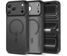 Dėklas Tech-Protect Magprime Magsafe CC, skirtas iPhone 17 Pro / 18 Pro, matinė juoda