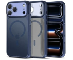 Dėklas Tech-Protect MagPrime MagSafe CC Case, skirtas iPhone 18 Pro / 17 Pro - matinis tamsiai mėlynas