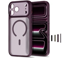 Dėklas Tech-Protect MagPrime MagSafe CC case for iPhone 18 Pro Max / 17 Pro Max - burgundy