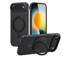 Tech-Protect MagRing MagSafe dėklas skirtas Apple iPhone 17 Air – juodos spalvos