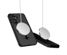 Dėklas Tech-Protect Magmat Magsafe do Galaxy S25 juoda matinė
