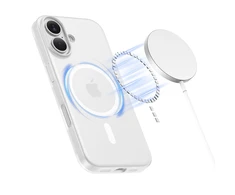 „Tech-Protect MagSlim MagSafe“ dėklas, skirtas „iPhone 17“ – matinės baltos spalvos