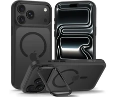 Dėklas Tech-Protect MagStand MagSafe CC Case for iPhone 18 Pro / 17 Pro - Matte Juodas
