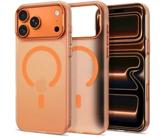 Dėklas TECH-PROTECT MAGZERO MAGSAFE IPHONE 17 PRO MAX / 18 PRO MAX MATTE COSMIC Oranžinis