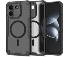 Dėklas Tech-Protect Rugged Shield MagSafe na Xiaomi Redmi Note 17 Pro Max 5G - juoda matowe