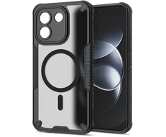 Dėklas Tech-Protect Rugged Shield MagSafe na Xiaomi Redmi Note 17 Pro Max 5G - juoda matowe