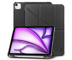 Dėklas iPad Air 13.0 2024 Tech-Protect Sc Pen Origami juodos spalvos