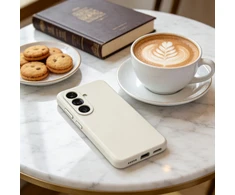 „Tech-Protect“ silikoninis „MagSafe“ dėklas „Samsung Galaxy S26 Cosmic Latte“