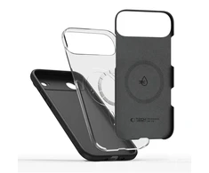„Tech-Protect“ silikoninis „MagSafe“ dėklas, skirtas „iPhone 17 Air“ – Juodas