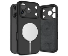 „Tech-Protect BasicMag MagSafe“ dėklas, skirtas „iPhone 17 Pro Max“ – matinis juodas