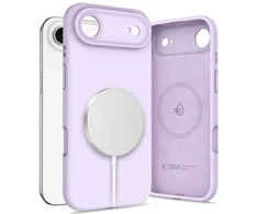 „Tech-Protect“ silikoninis „MagSafe“ dėklas, skirtas „iPhone 17 Air“ – Violetinė