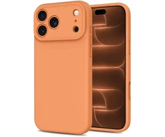 Dėklas TECH-PROTECT SILICONE MAGSAFE IPHONE 17 PRO MAX / 18 PRO MAX COSMIC Oranžinis
