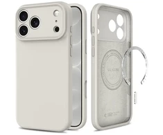 Dėklas TECH-PROTECT SILICONE MAGSAFE IPHONE 17 PRO / 18 PRO TITANIUM Pilkas