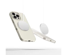 Dėklas Apple iPhone 16 Pro Tech-Protect Silicone Pure MagSafe Cosmic Latte