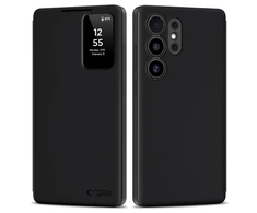 Tech-Protect Smart Wallet Dėklas skirtas Samsung Galaxy S25 Ultra – Matte juodos spalvos
