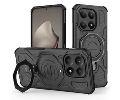 Tech-Protect TacticStand MagSafe dėklas skirtas Xiaomi 15T – juodos spalvos