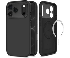 Dėklas TECH-PROTECT UNIQ MAGSAFE CC IPHONE 17 PRO / 18 PRO OBSIDIAN Juodas