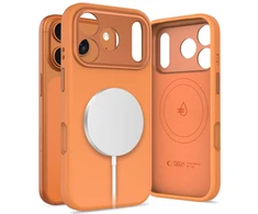 „Tech-Protect Uniq MagSafe“ „MagSafe“ dėklas, skirtas „iPhone 17 Pro“ – oranžinis