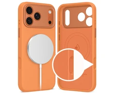 „Tech-Protect Uniq MagSafe“ „MagSafe“ dėklas, skirtas „iPhone 17 Pro“ – oranžinis