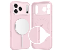 Tech-Protect UNIQ MagSafe dėklas telefonui Apple iPhone 17 Pro rožinės spalvos