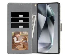 Tech-Protect Wallet dėklas skirtas Samsung Galaxy A26 5G / A17 4G / 5G – Daisies with Leaves