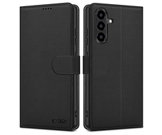 Tech-Protect Wallet Samsung Galaxy A36 5G – Matte dėklas telefonui juodos spalvos