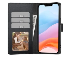 Dėklas Tech-Protect Wallet Case for iPhone 16e / 17e - Matte Juodas