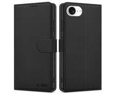 Dėklas Tech-Protect Wallet Case for iPhone 16e / 17e - Matte Juodas